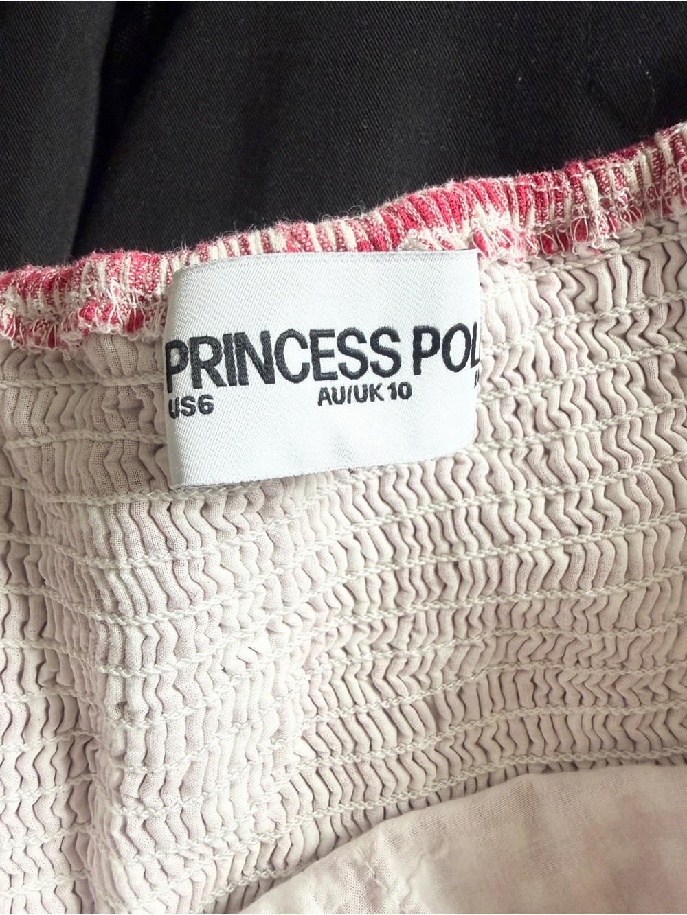 Princess Polly SIZE 6 Toulouse mini red gingham dress - Picture 5 of 6
